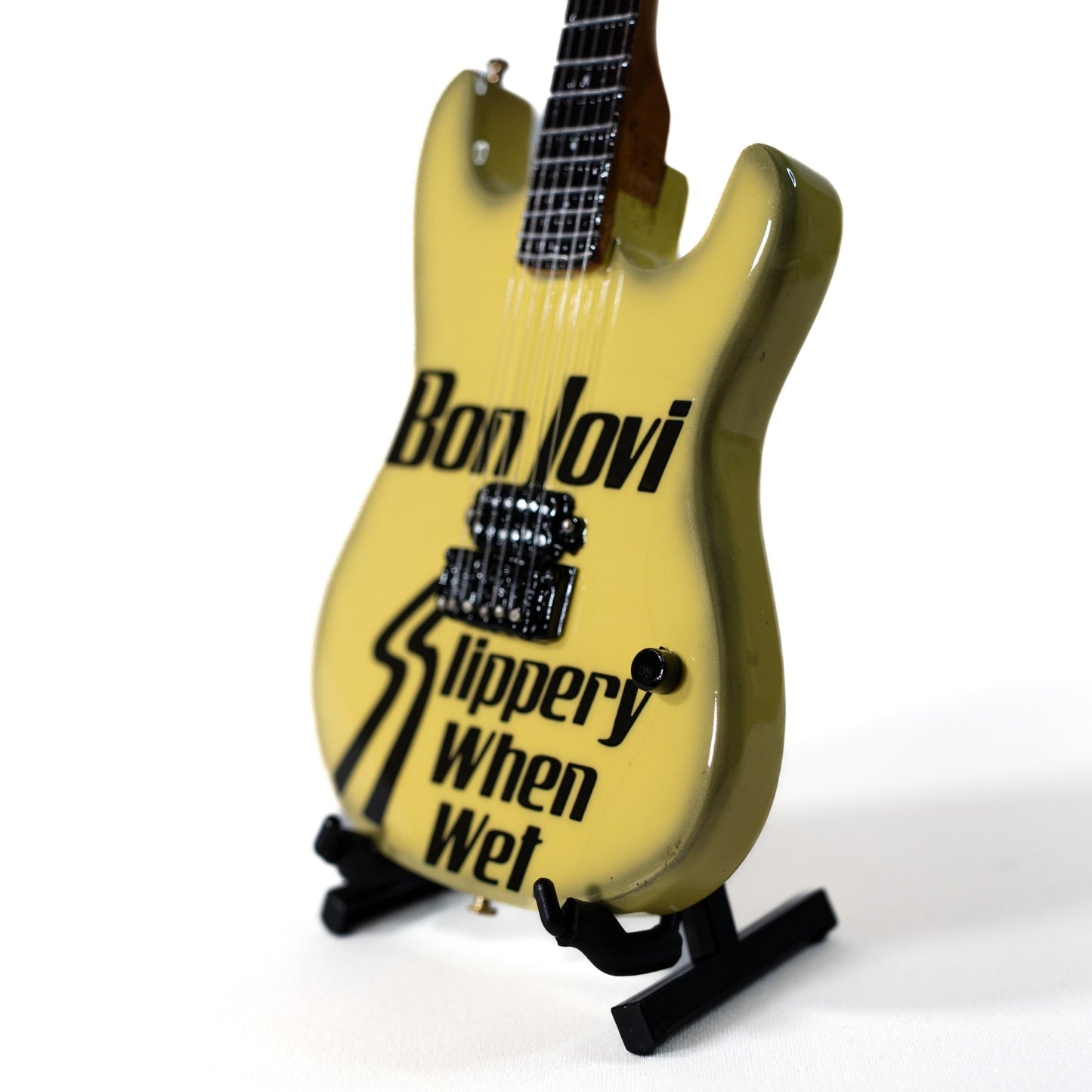Bon Jovi Slippery When Wet Collectible Miniature Guitar