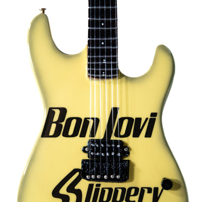 Bon Jovi Slippery When Wet Collectible Miniature Guitar