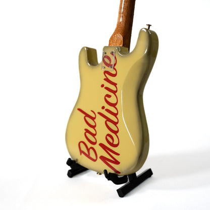 Bon Jovi Slippery When Wet Collectible Miniature Guitar