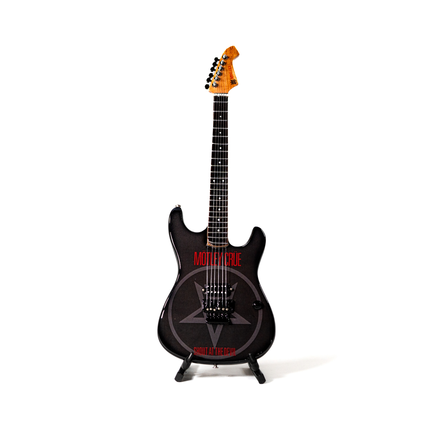 Mötley Crüe "Shout at the Devil" and "Dr. Feelgood" Collectible Miniature Guitar Set