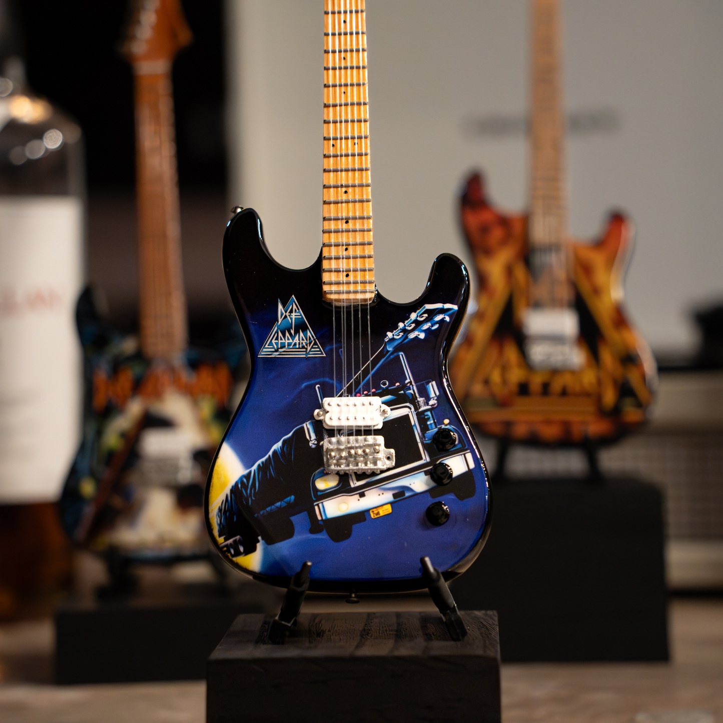 Def Leppard’s “On Through the Night” Collectible Miniature Guitar