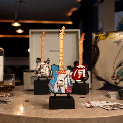The Rolling Stones "Undercover" Collectible Miniature Guitar