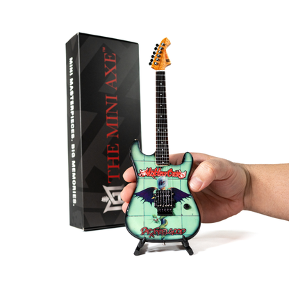 Mötley Crüe "Shout at the Devil" and "Dr. Feelgood" Collectible Miniature Guitar Set