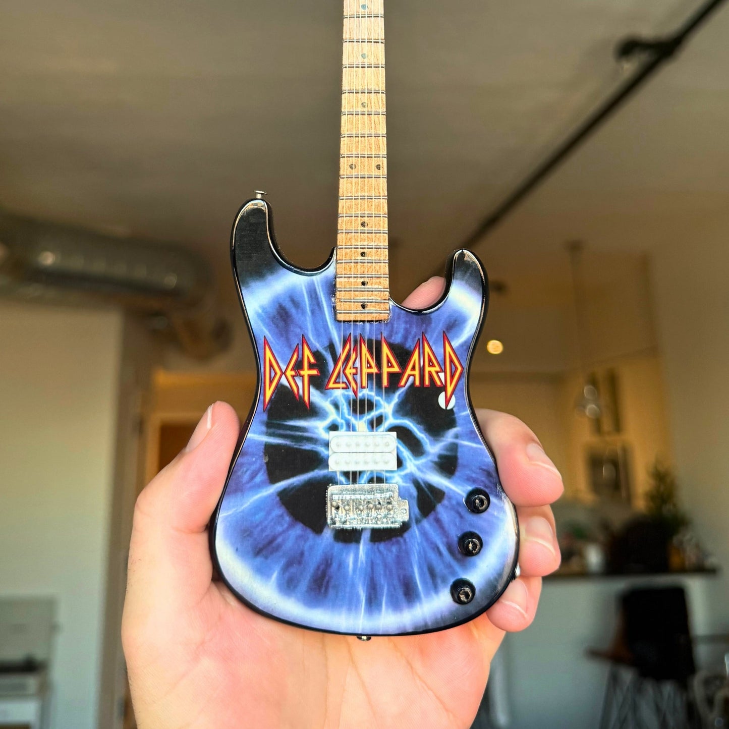 The Complete Def Leppard Collectible Miniature Guitar Set – All 6 Official Designs