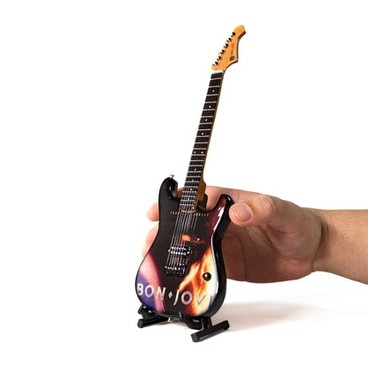 Bon Jovi 7800° Fahrenheit Collectible Miniature Guitar