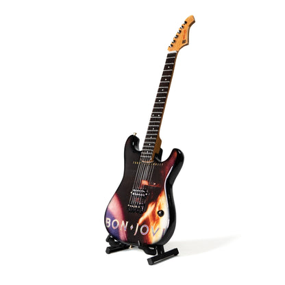 Bon Jovi 7800° Fahrenheit Collectible Miniature Guitar