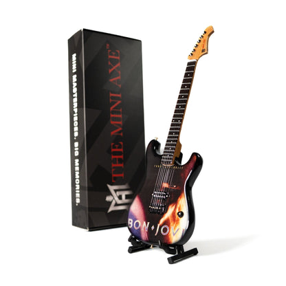 Bon Jovi 7800° Fahrenheit Collectible Miniature Guitar