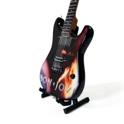 Bon Jovi 7800° Fahrenheit Collectible Miniature Guitar