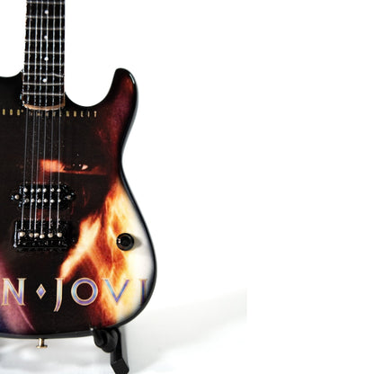 Bon Jovi 7800° Fahrenheit Collectible Miniature Guitar