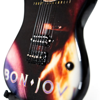 Bon Jovi 7800° Fahrenheit Collectible Miniature Guitar