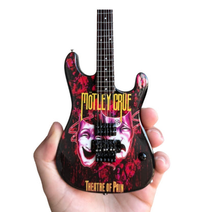 Mötley Crüe "Theatre of Pain" Collectible Miniature Guitar