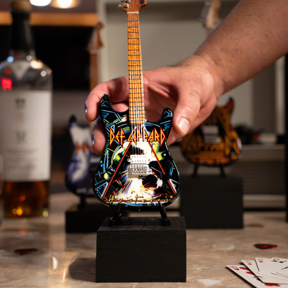 Def Leppard’s “Hysteria” Collectible Miniature Guitar