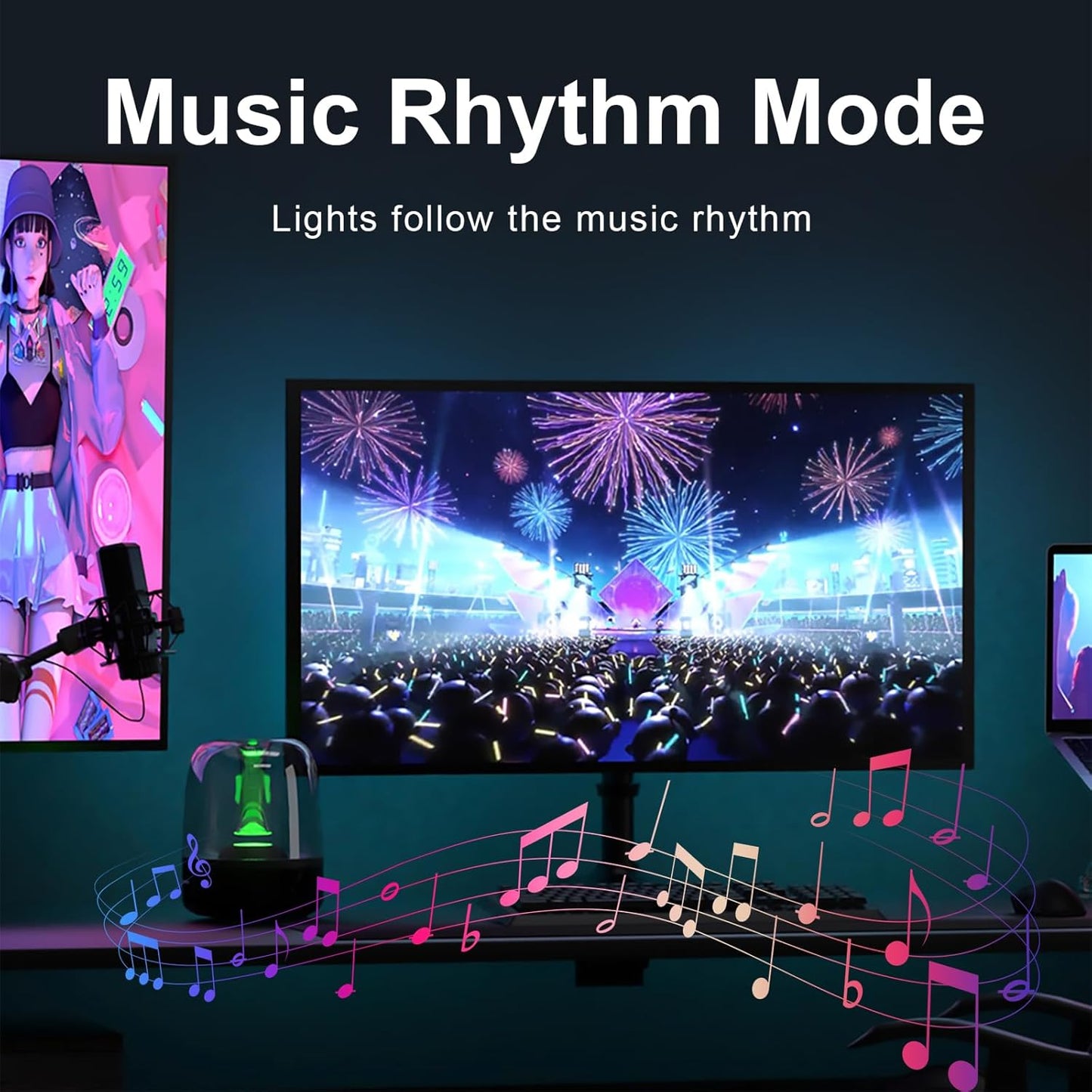 RGB LED Monitor Backlight Strip for Gaming & PC