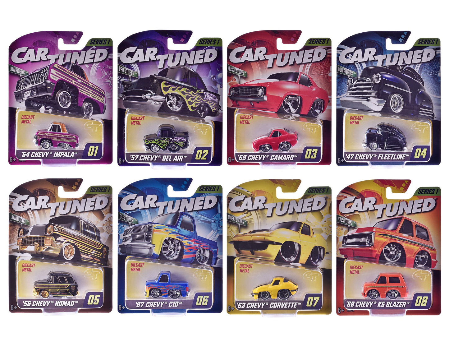 Mainline 2024 Series 1 Set of 8 Pieces Diecast Model Cars by CarTuned  free shipping USA