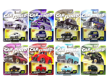"Mainline" 2025 Series 5 Set of 8 Pieces Diecast Model Cars by CarTuned  free shipping USA