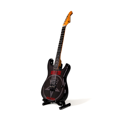 Mötley Crüe "Shout at the Devil" Collectible Miniature Guitar