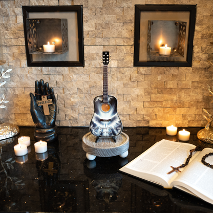Psalm 91:11 Collectible Miniature Guitar