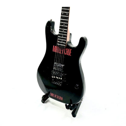 The Complete Mötley Crüe Album Cover Collectible Miniature Guitar Set – All 4 Official Mini Guitar Designs