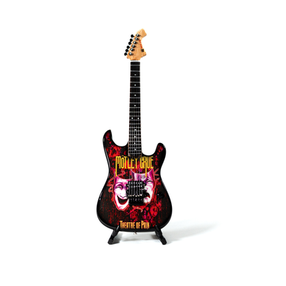 Mötley Crüe "Theatre of Pain" Collectible Miniature Guitar