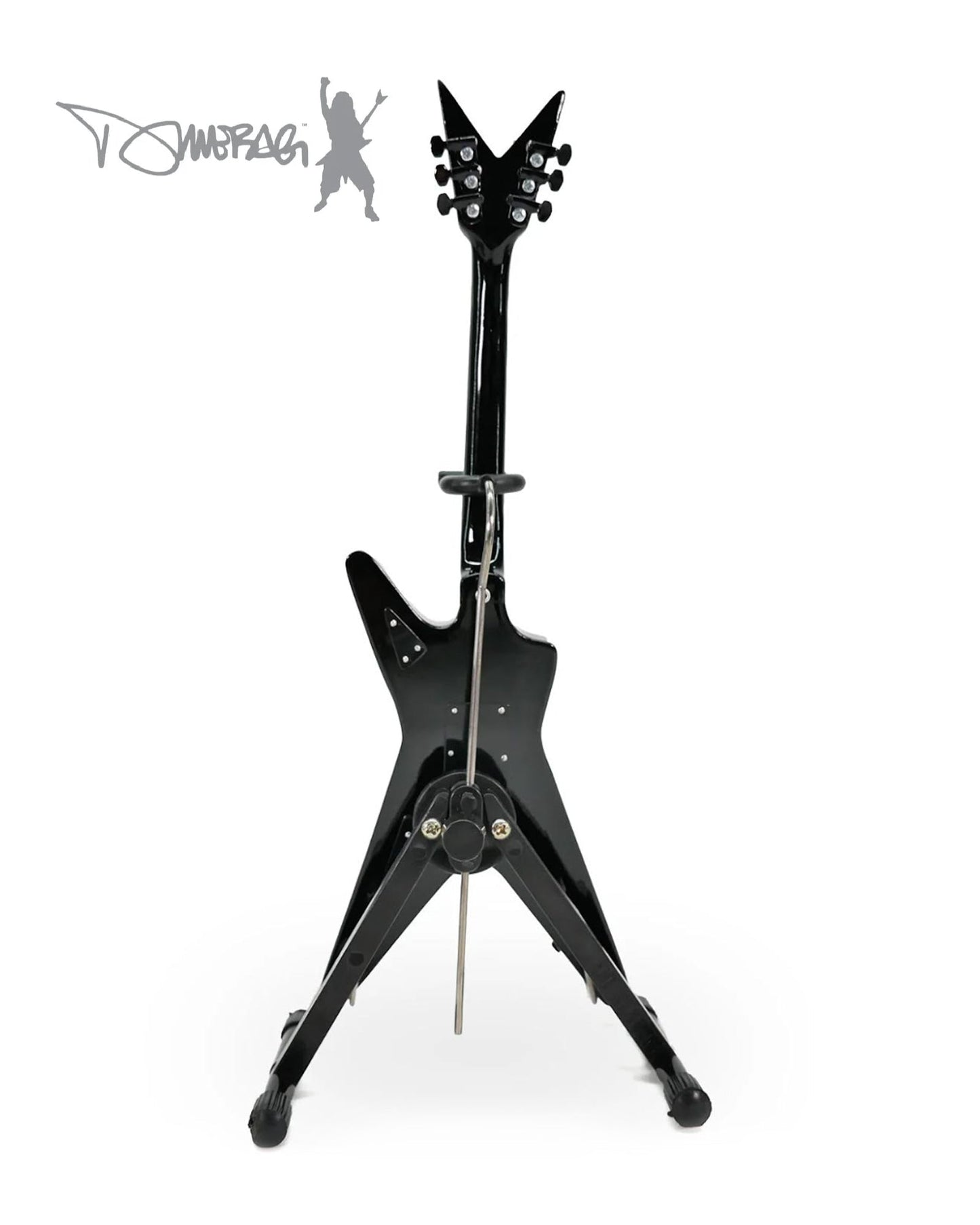 Licensed Dimebag Darrell Signature Lightning Bolt Miniature Guitar Replica