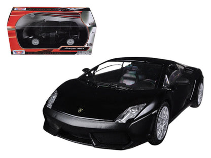 Lamborghini Gallardo LP-560-4 Matt Black 1/24 Diecast Car Model by Motormax  free shipping USA