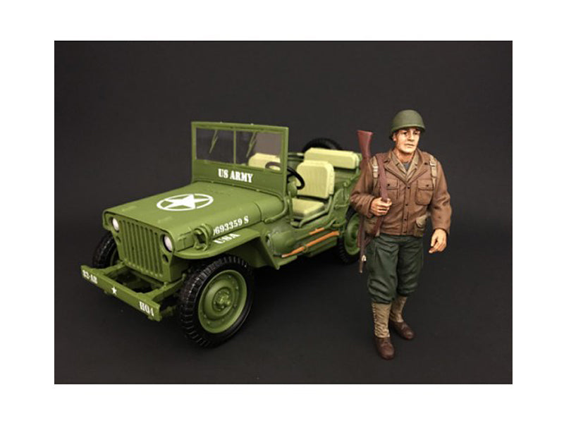 US Army WWII Figure I For 1:18 Scale Models by American Diorama  free shipping USA
