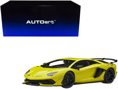 Lamborghini Aventador SVJ Giallo Tenerife / Pearl Yellow 1/18 Model Car by Autoart  free shipping USA