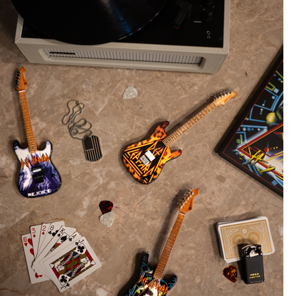The Def Leppard EP Collectible Miniature Guitar