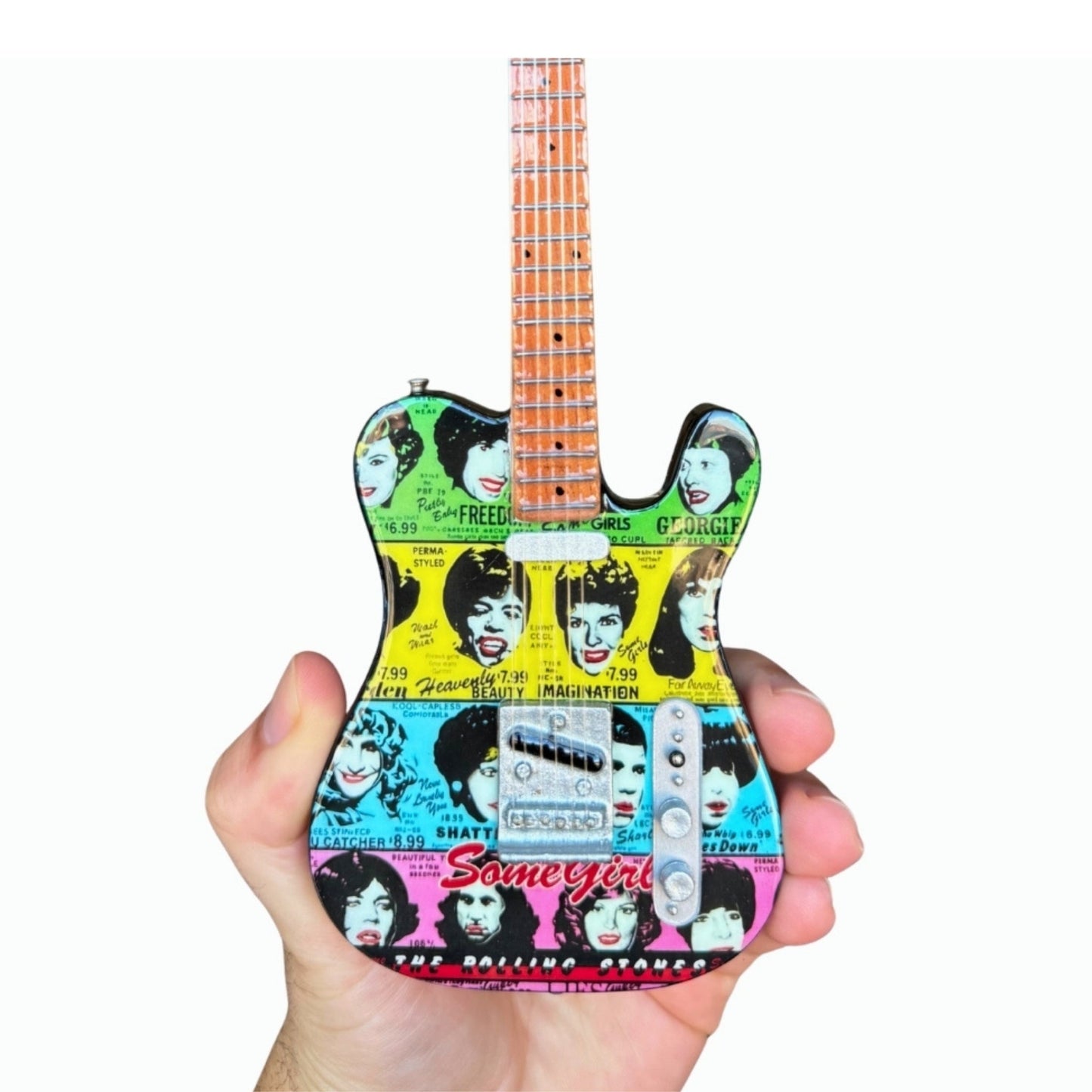 The Rolling Stones "Some Girls" Collectible Miniature Guitar