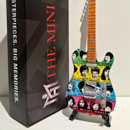 The Rolling Stones "Some Girls" Collectible Miniature Guitar