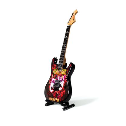 Mötley Crüe "Theatre of Pain" Collectible Miniature Guitar