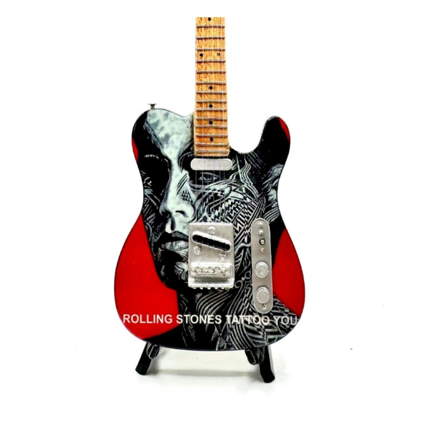 The Rolling Stones "Tattoo You" Collectible Miniature Guitar