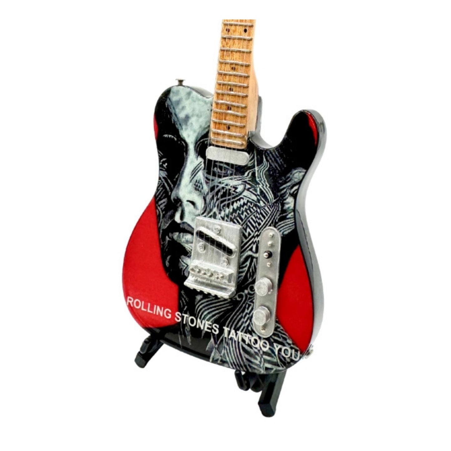 The Rolling Stones "Tattoo You" Collectible Miniature Guitar