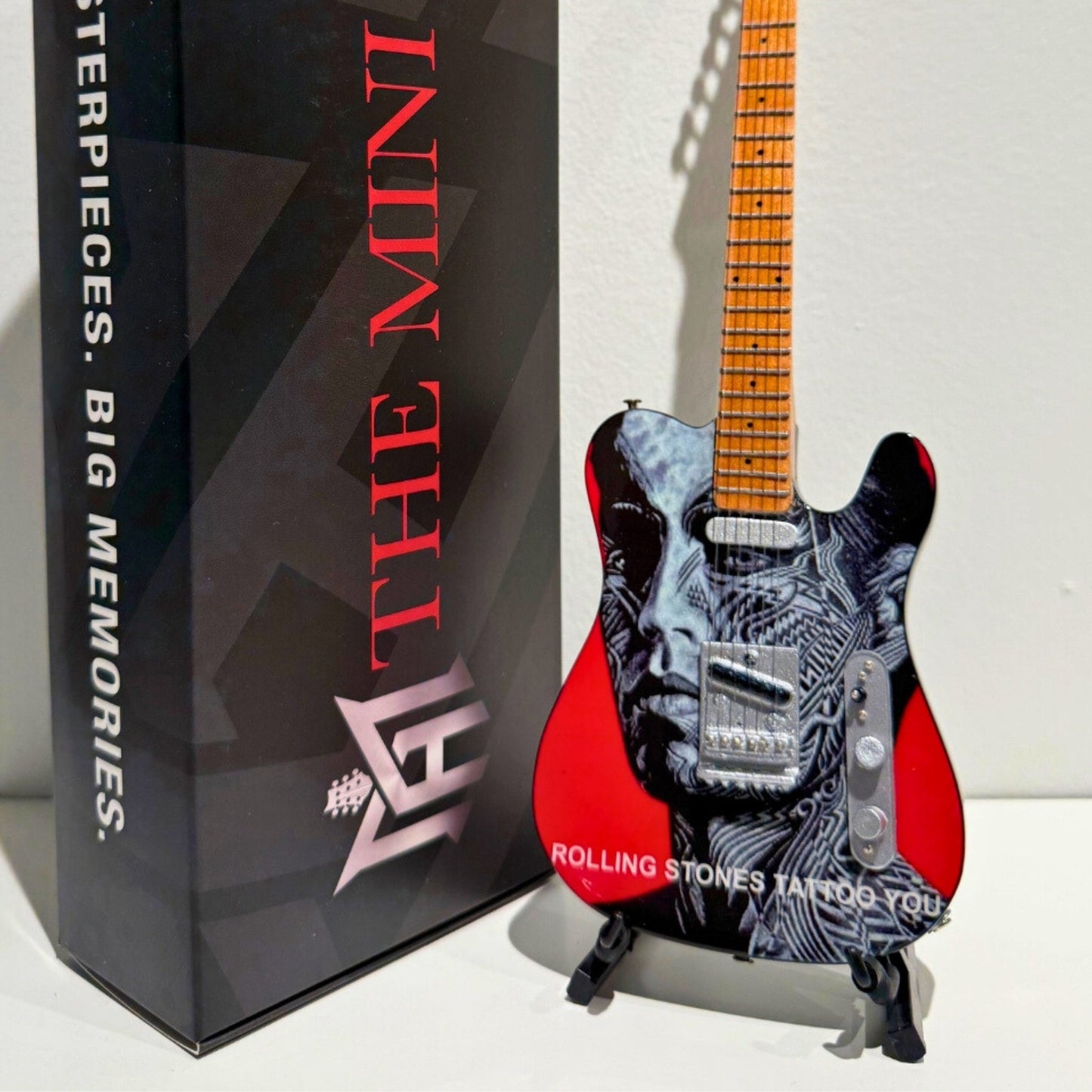 The Rolling Stones "Tattoo You" Collectible Miniature Guitar