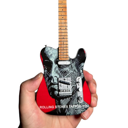 The Rolling Stones "Tattoo You" Collectible Miniature Guitar