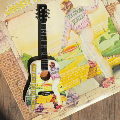 Goodbye Yellow Brick Road Collectible Miniature Guitar
