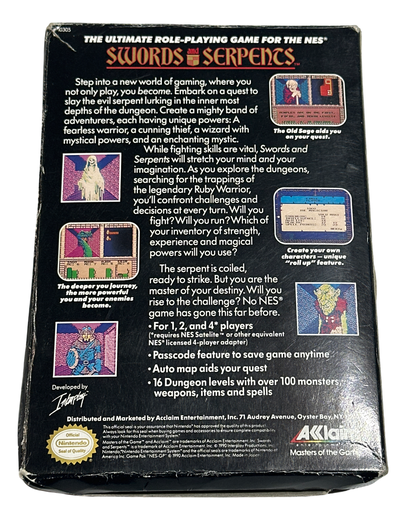 Swords and Serpents - NES