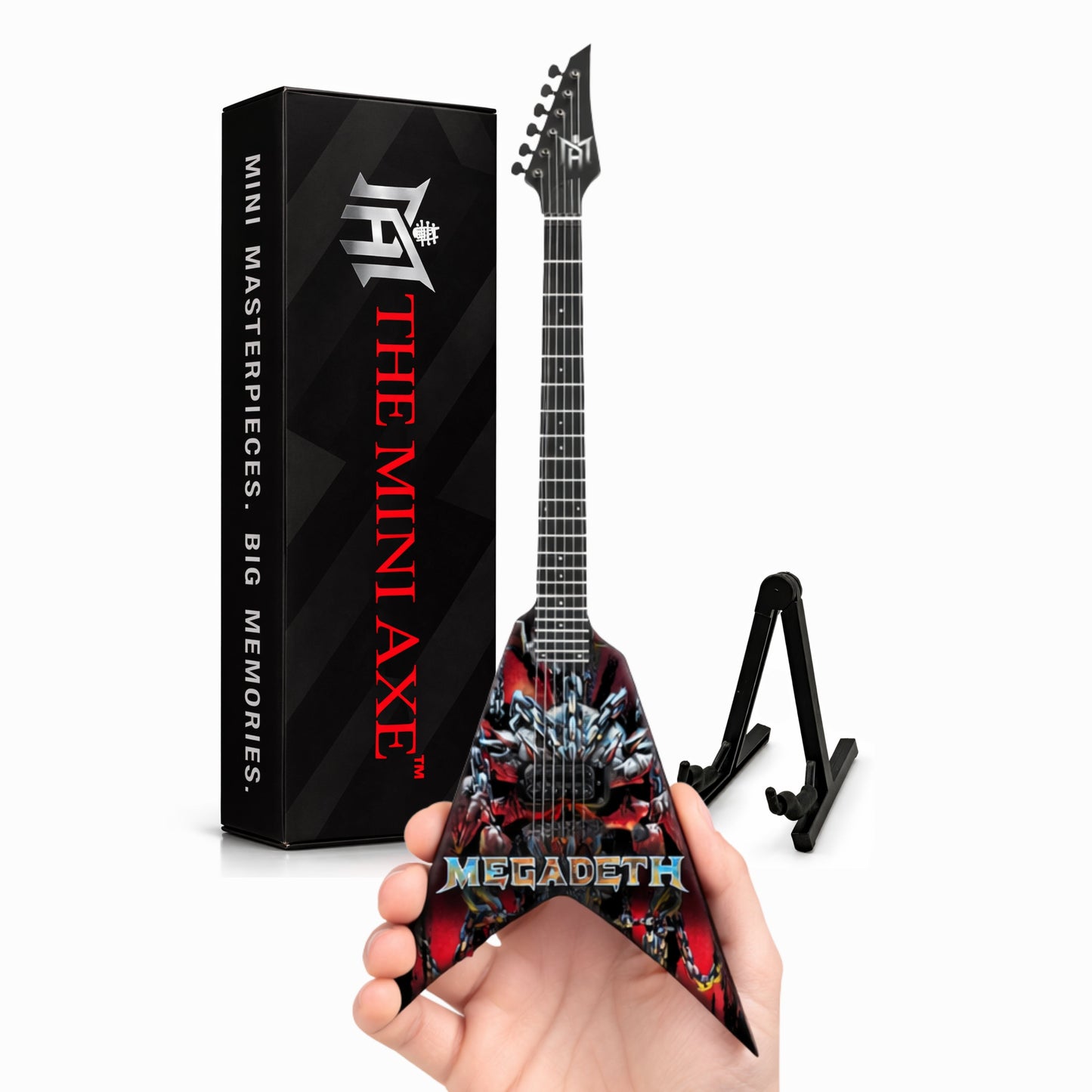 Megadeth Chaos Chains Collectible Miniature Guitar