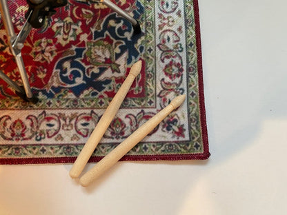 Vintage Drum Rug - Miniature for 1:4 Scale Drum Kit Models