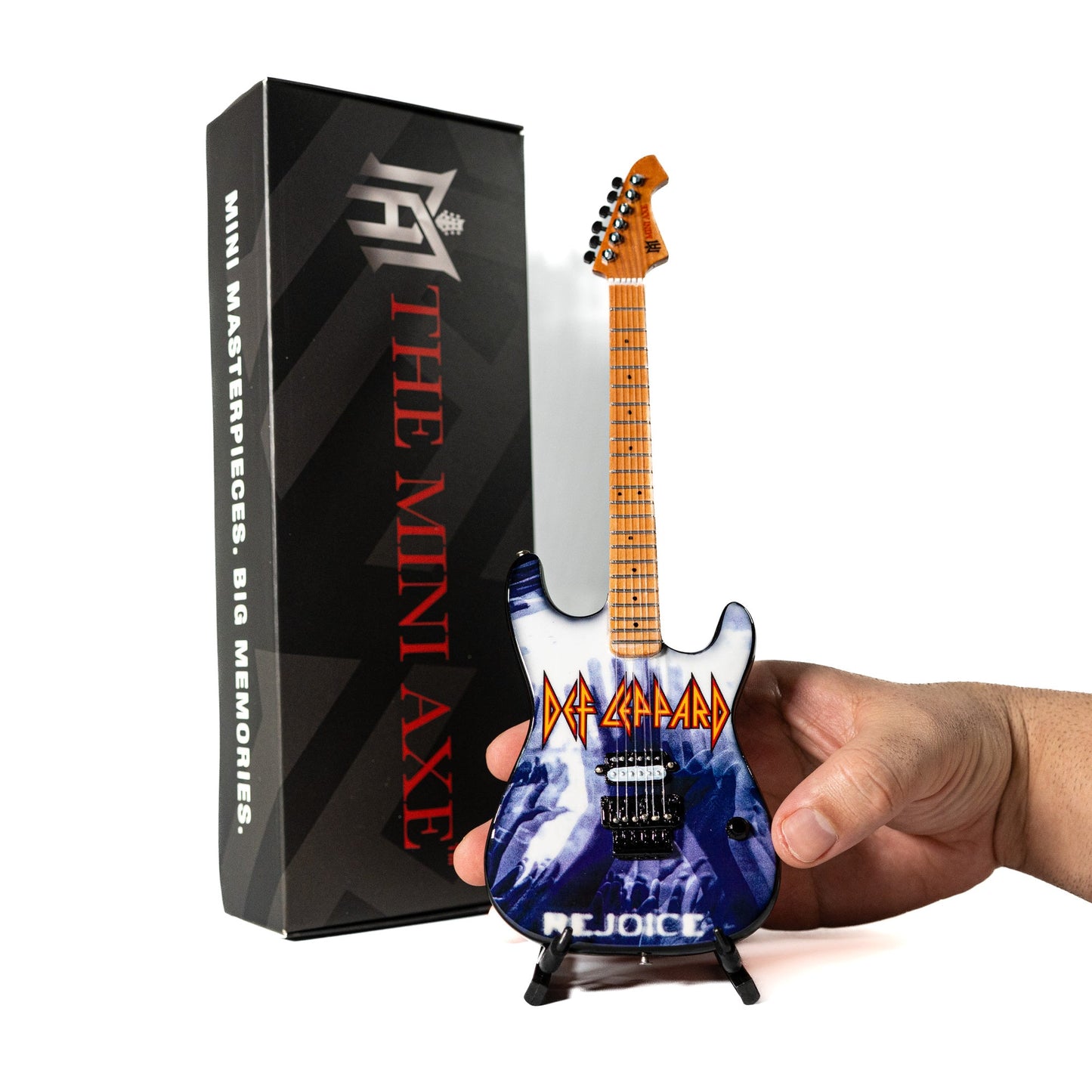 Def Leppard "Rejoice" Collectible Miniature Guitar