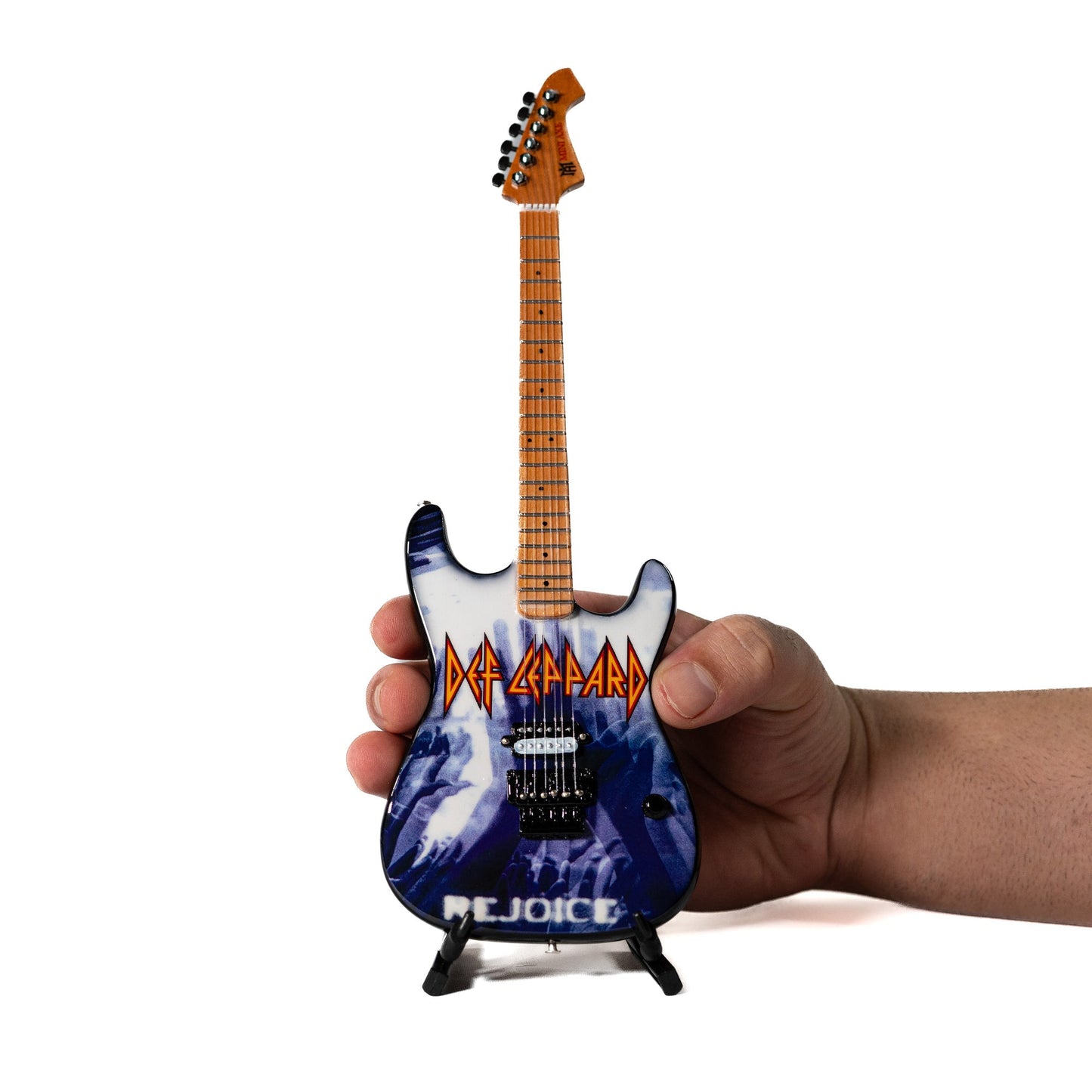 Def Leppard "Rejoice" Collectible Miniature Guitar