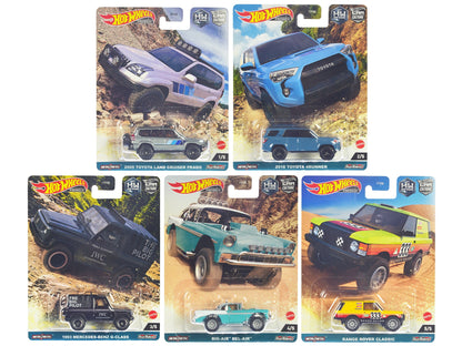 "HW Off Road" 5 piece Set "Car Culture" Series Diecast Model Cars by Hot Wheels  free shipping USA