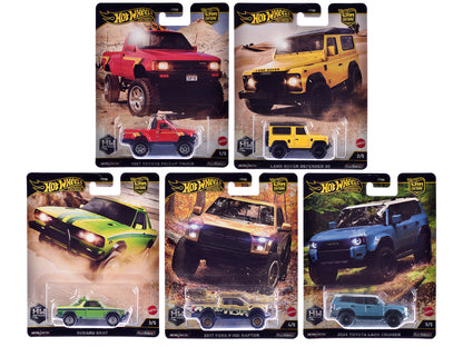 "HW Off Road" 5 piece Set "Car Culture" 2024 Series H Diecast Model Cars by Hot Wheels  free shipping USA