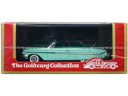 1961 Chevrolet Impala Convertible Light Green with Green Interior Limited Edition to 240 pieces Worldwide 1/43 Model Car by Goldvarg Collection  free shipping USA
