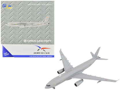 Airbus A330 MRTT Tanker Aircraft "Armee de l'Air - French Air Force" Gray "Gemini Macs" Series 1/400 Diecast Model Airplane by GeminiJets  free shipping USA