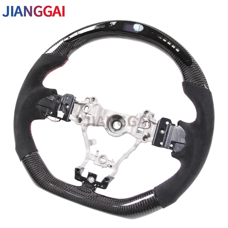 Carbon Fiber LED Steering Wheel Fit For Subaru stt/sti/ wrx 86 brz 2015-2021 Itlay Alcantara