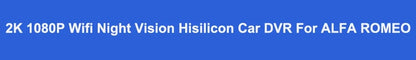 2K 1080P Car DVR Dash Cam Driving Recorder for ALFA ROMEO Stelvio Quadrifoglio for ALFA ROMEO Giulia Quadrifoglio GTA Veloce