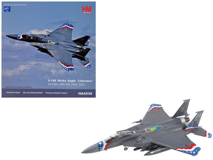 McDonnell Douglas F-15E Strike Eagle Fighter Aircraft "Liberator 48th Fighter Wing" (2022) United States Air Force "Air Power Series" 1/72 Diecast Model by Hobby Master  free shipping USA