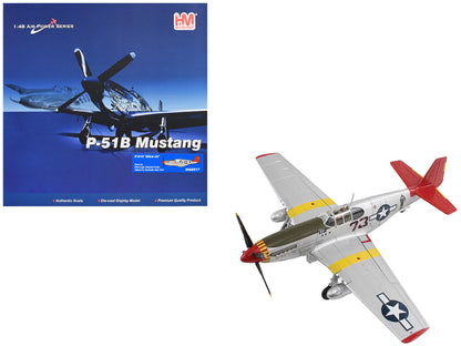 North American P-51C Mustang Fighter Aircraft "Alice-Jo Capt. Wendell Pruitt 302nd FS Italy" (1945) United States Army Air Force "Air Power Series" 1/48 Diecast Model by Hobby Master  free shipping USA