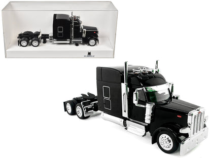Peterbilt 589 with Stand Up Sleeper Cab Black 1/87 (HO) Plastic Model Car by HO Logistics  free shipping USA